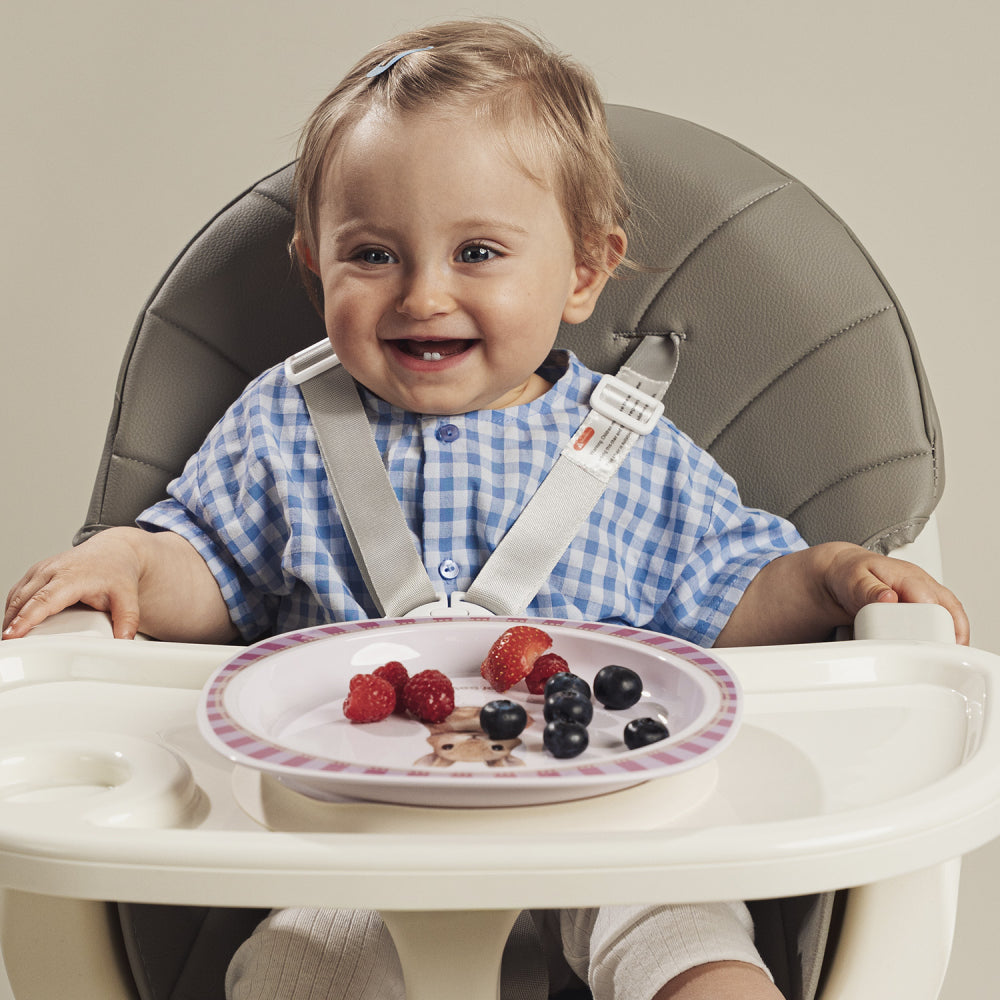 Canpol babies Woodland tapadókorongos tányér rózsaszín