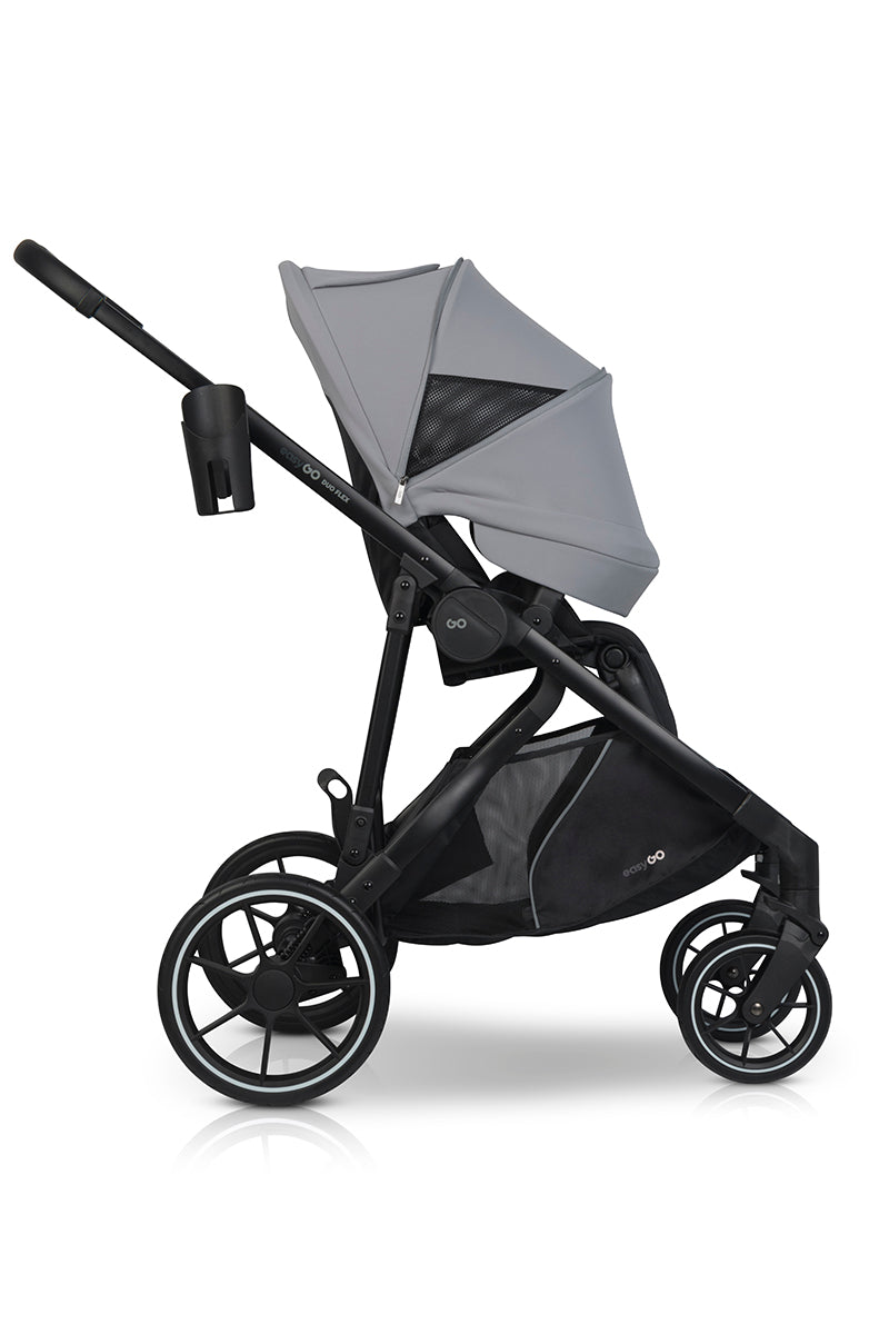 EasyGo Duoflex iker és testvér sport babakocsi 2 üléssel – Cloudy Gray