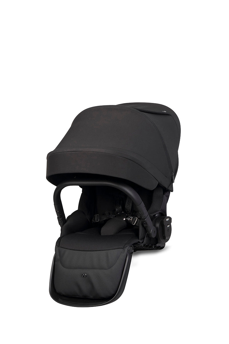 EasyGo Duoflex iker és testvér sport babakocsi 2 üléssel – Ebony Black