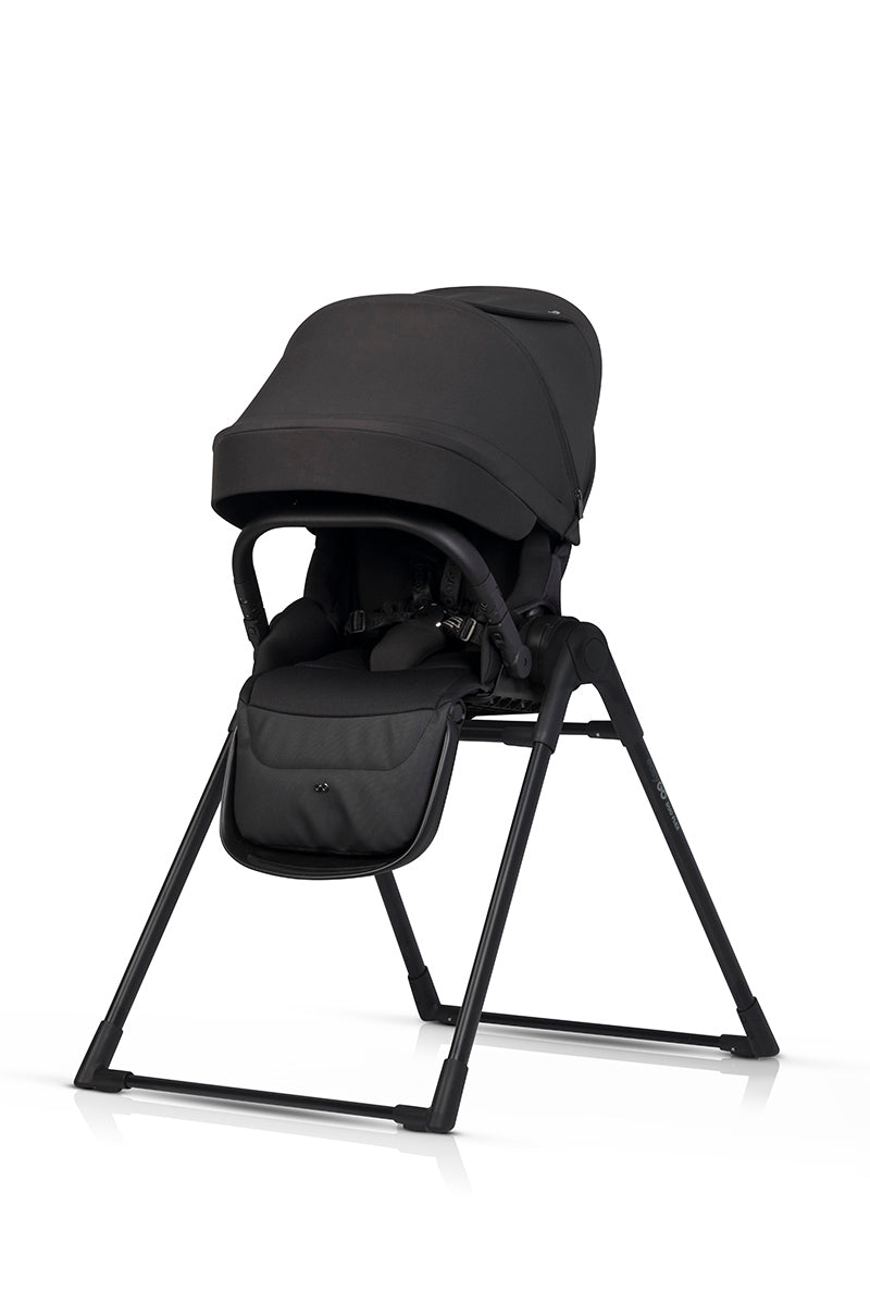EasyGo Duoflex 2in1 babakocsi 1 üléssel és 1 mózeskosárral – Ebony Black