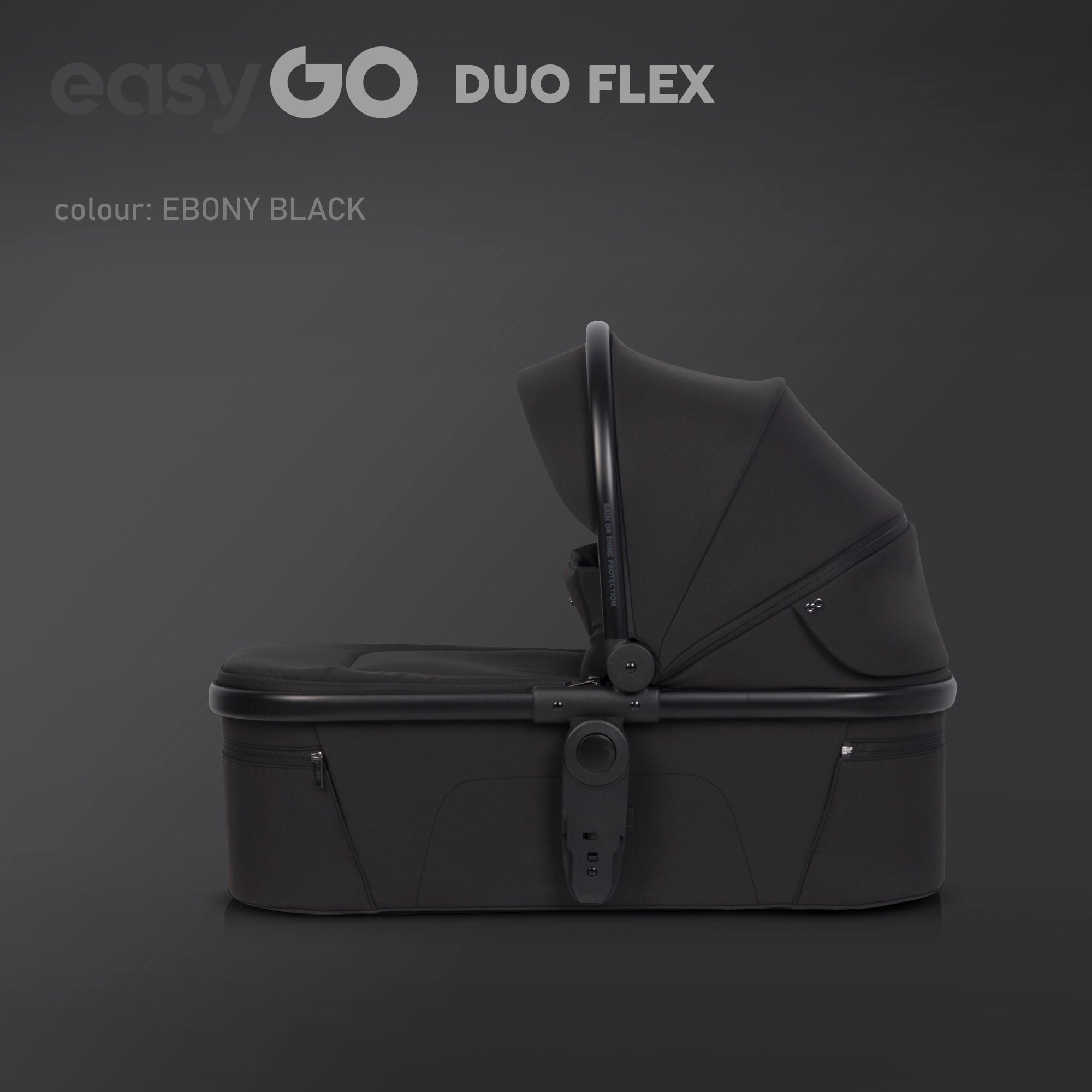 EasyGo Duoflex babakocsi – Ebony Black