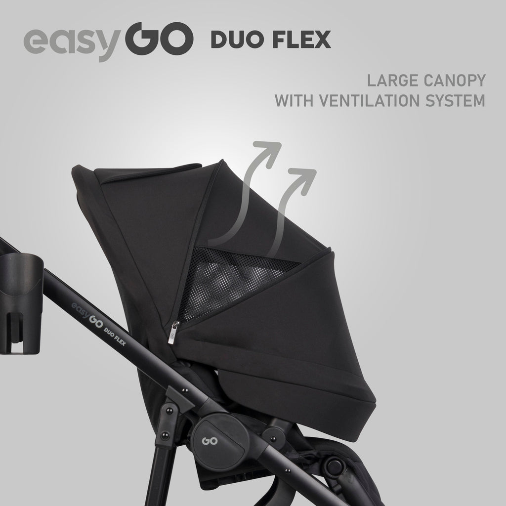 EasyGo Duoflex sport ülés – Ebony Black
