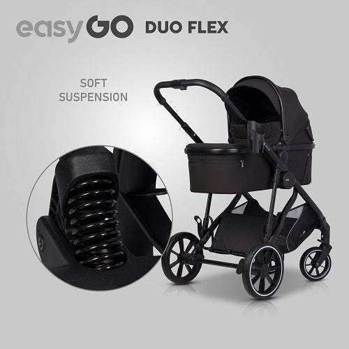 EasyGo Duoflex babakocsi – Ebony Black