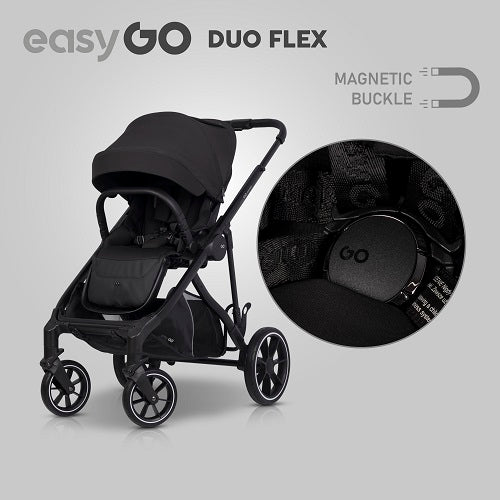 EasyGo Duoflex babakocsi – Ebony Black