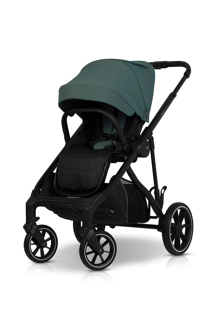 EasyGo Duoflex iker és testvér sport babakocsi 2 üléssel – Sage Green