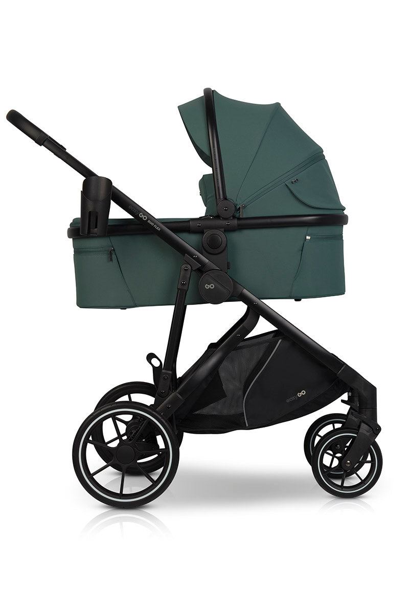 EasyGo Duoflex 2in1 babakocsi 1 üléssel és 1 mózeskosárral – Sage Green