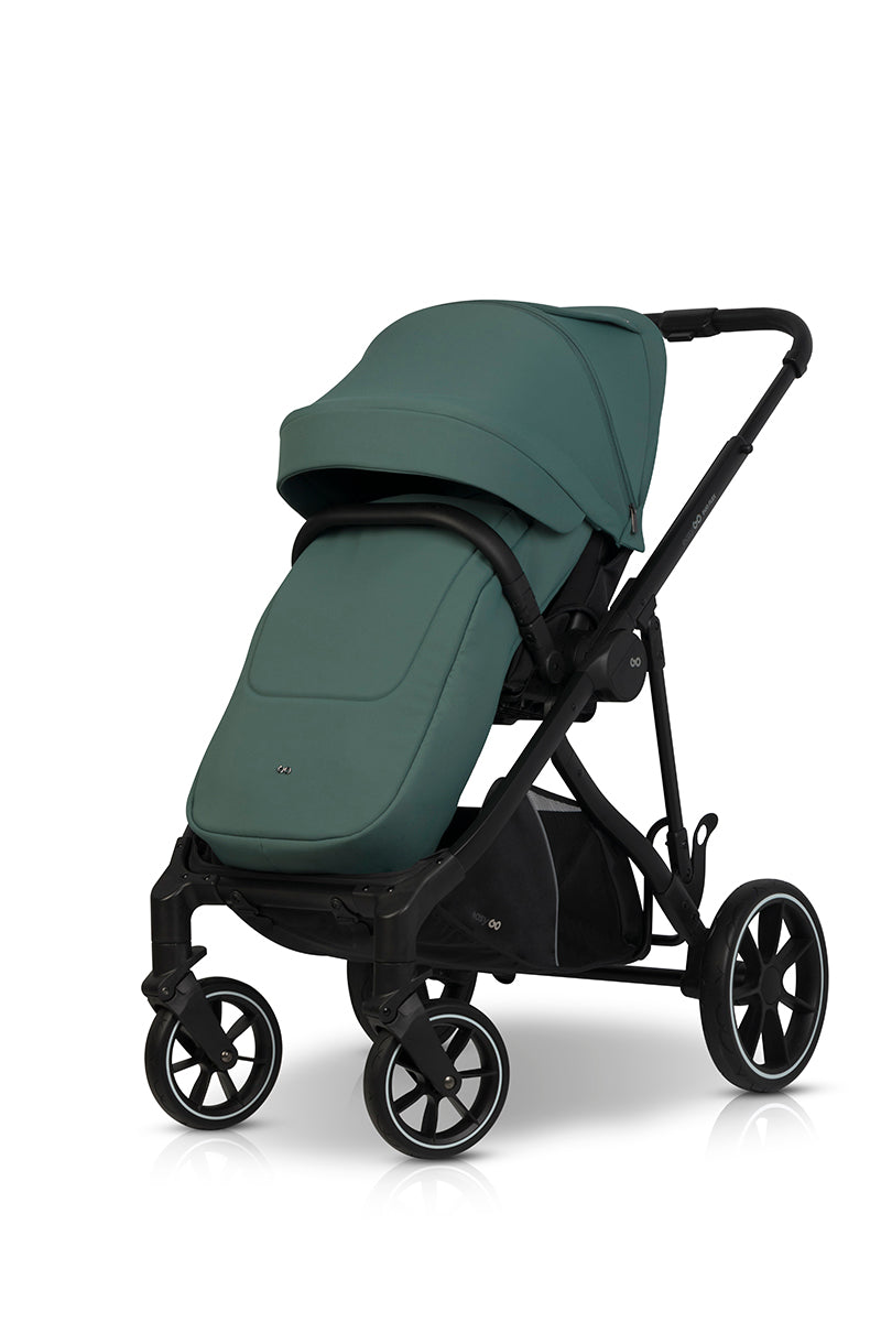EasyGo Duoflex 2in1 babakocsi 1 üléssel és 1 mózeskosárral – Sage Green
