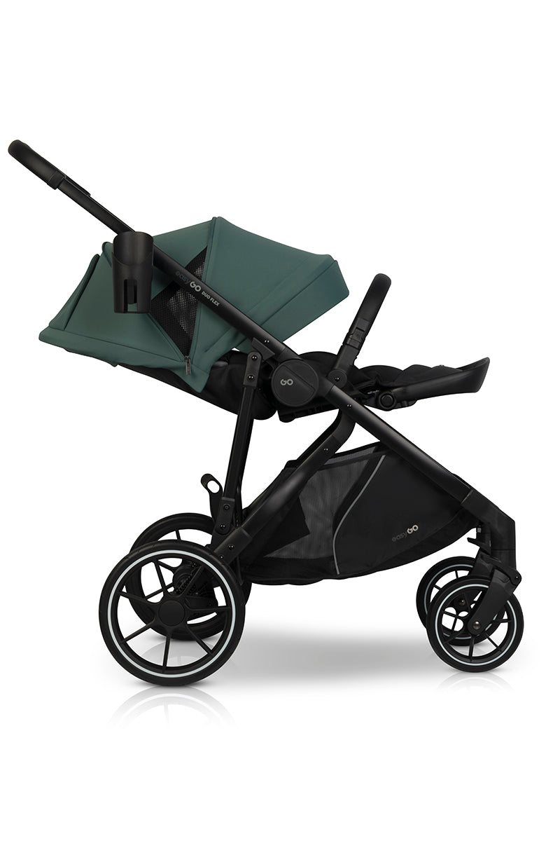 EasyGo Duoflex 2in1 babakocsi 1 üléssel és 1 mózeskosárral – Sage Green