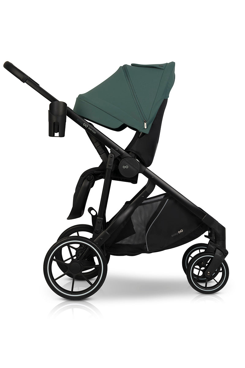 EasyGo Duoflex iker és testvér sport babakocsi 2 üléssel – Sage Green