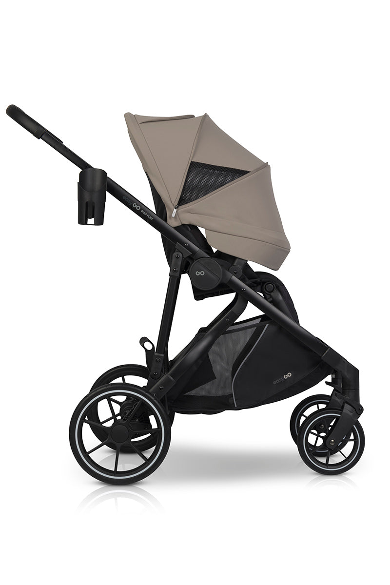 EasyGo Duoflex iker és testvér sport babakocsi 2 üléssel – Savana Beige