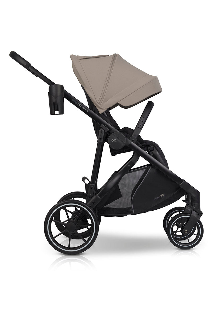 EasyGo Duoflex iker és testvér sport babakocsi 2 üléssel – Savana Beige