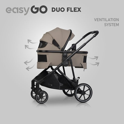 EasyGo Duoflex mózeskosár – Savana Beige