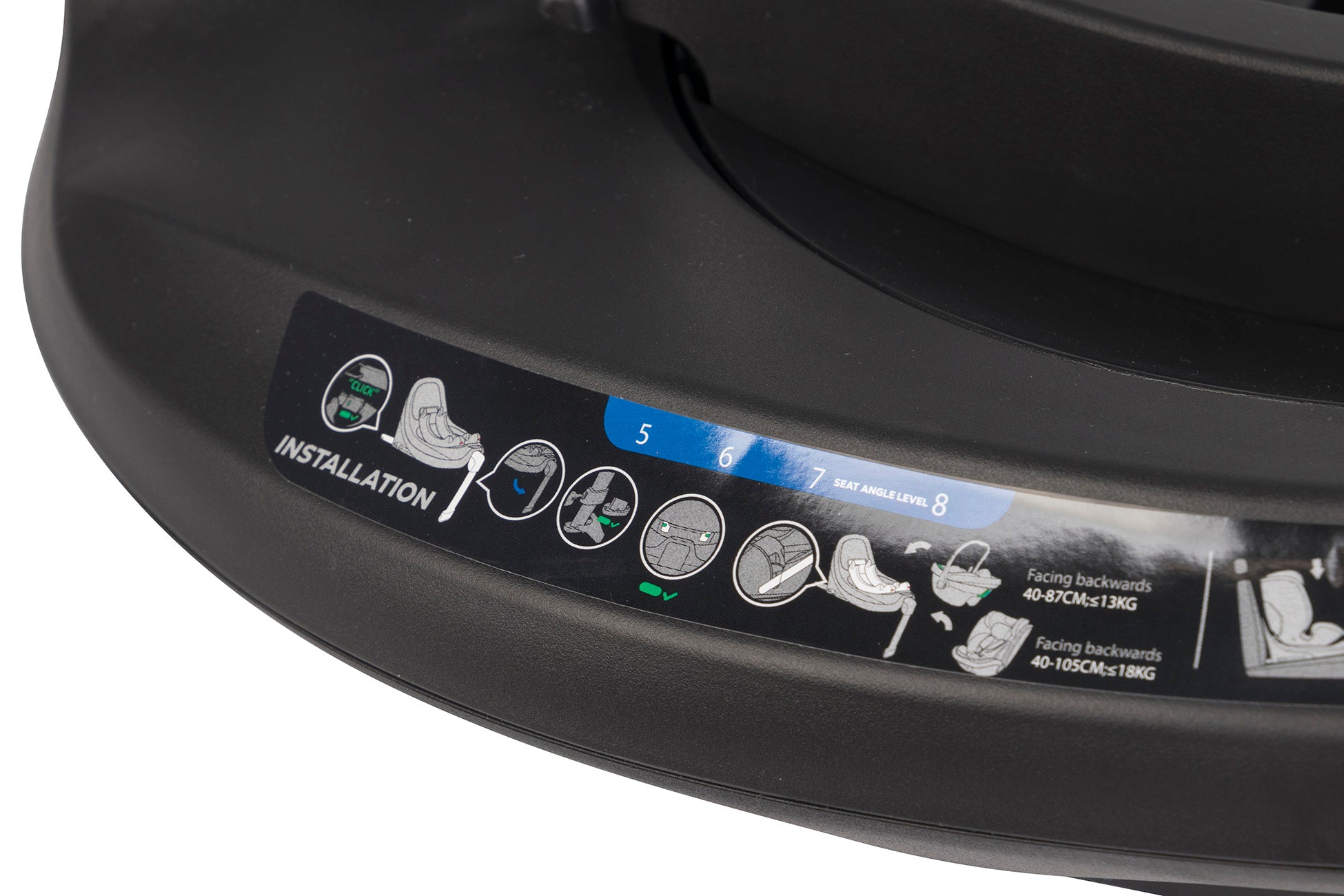 EasyGo Buz XTD Pro i-Size autóshordozó ISOFIX bázissal – Ink