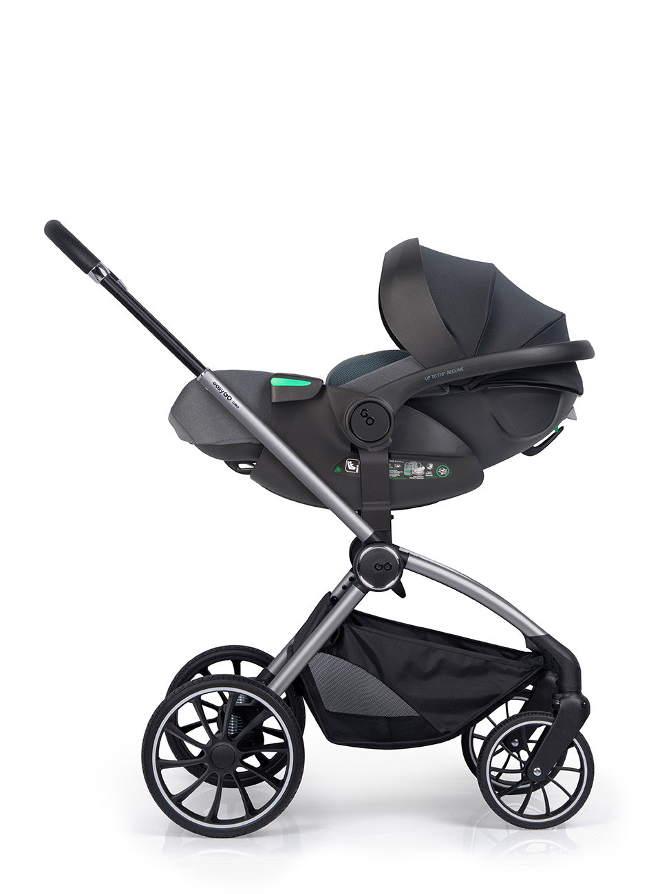 EasyGo BUZ XTD dönthető autós hordozó 40–87 cm – Granito
