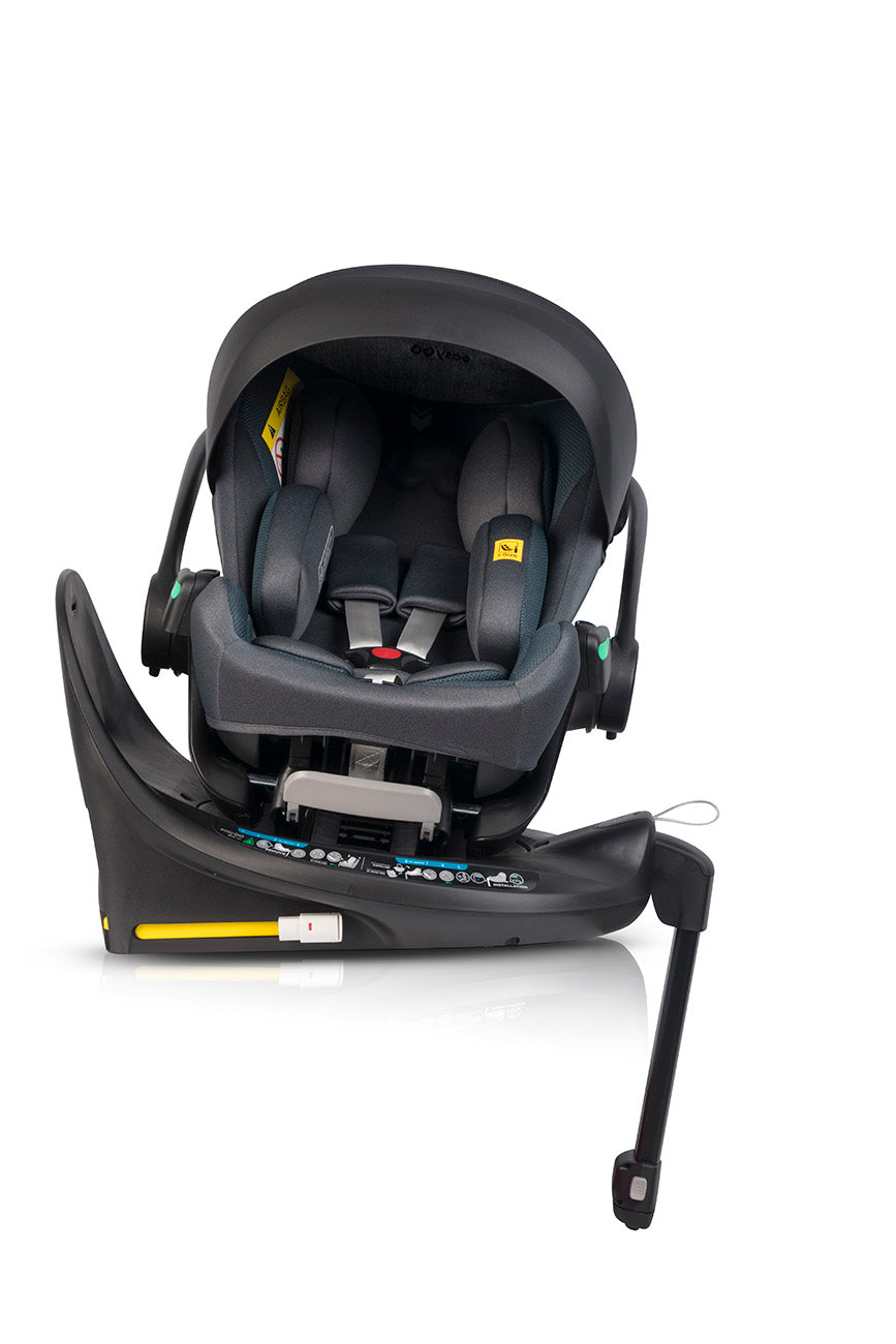 EasyGo Buz XTD Pro i-Size autóshordozó ISOFIX bázissal – Granito