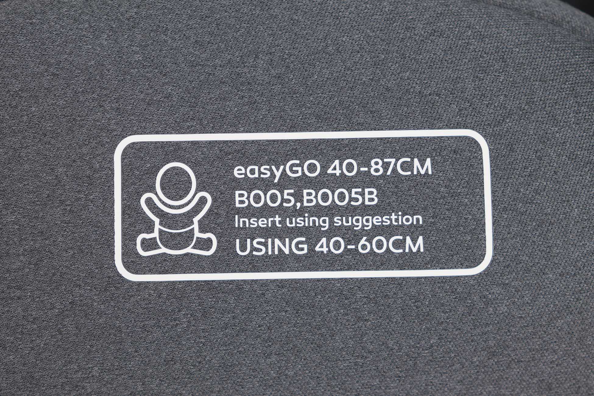 EasyGo Buz XTD Pro i-Size autóshordozó ISOFIX bázissal – Granito