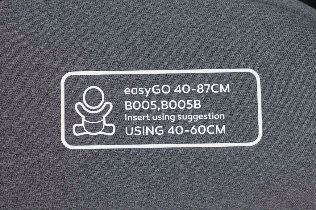 EasyGo BUZ XTD dönthető autós hordozó 40–87 cm – Granito