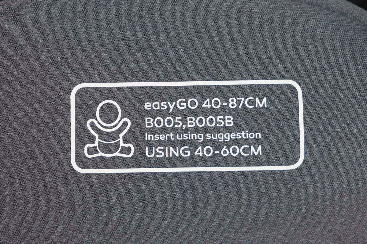 EasyGo BUZ XTD dönthető autós hordozó 40–87 cm – Granito