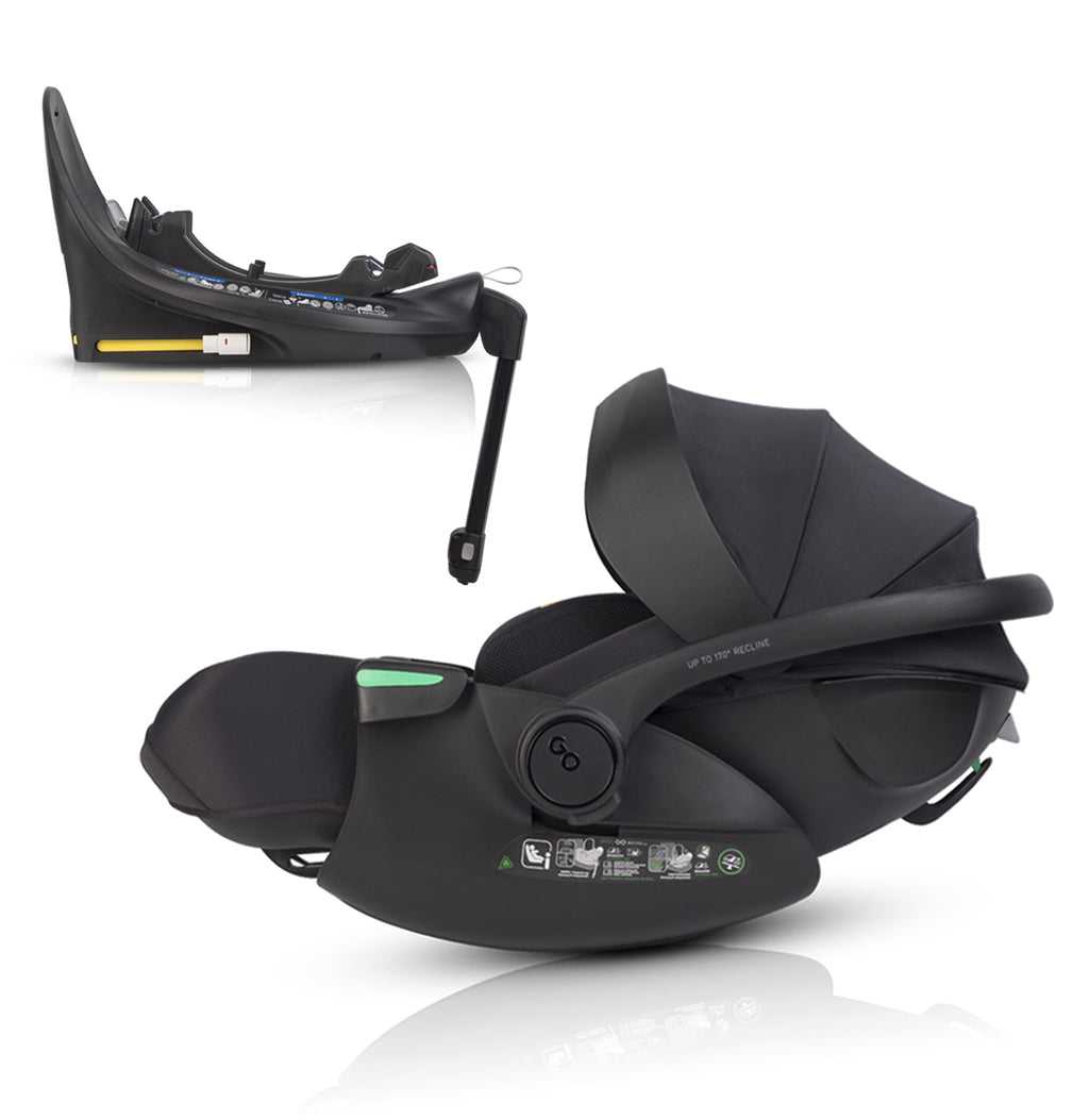 EasyGo Buz XTD Pro i-Size autóshordozó ISOFIX bázissal – Ink