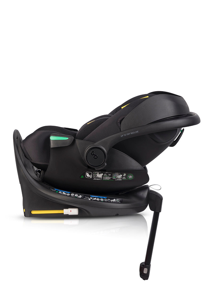 EasyGo Buz XTD Pro i-Size autóshordozó ISOFIX bázissal – Ink
