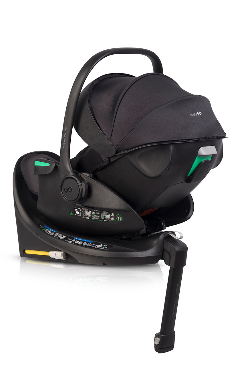 EasyGo Buz XTD Pro i-Size autóshordozó ISOFIX bázissal – Ink
