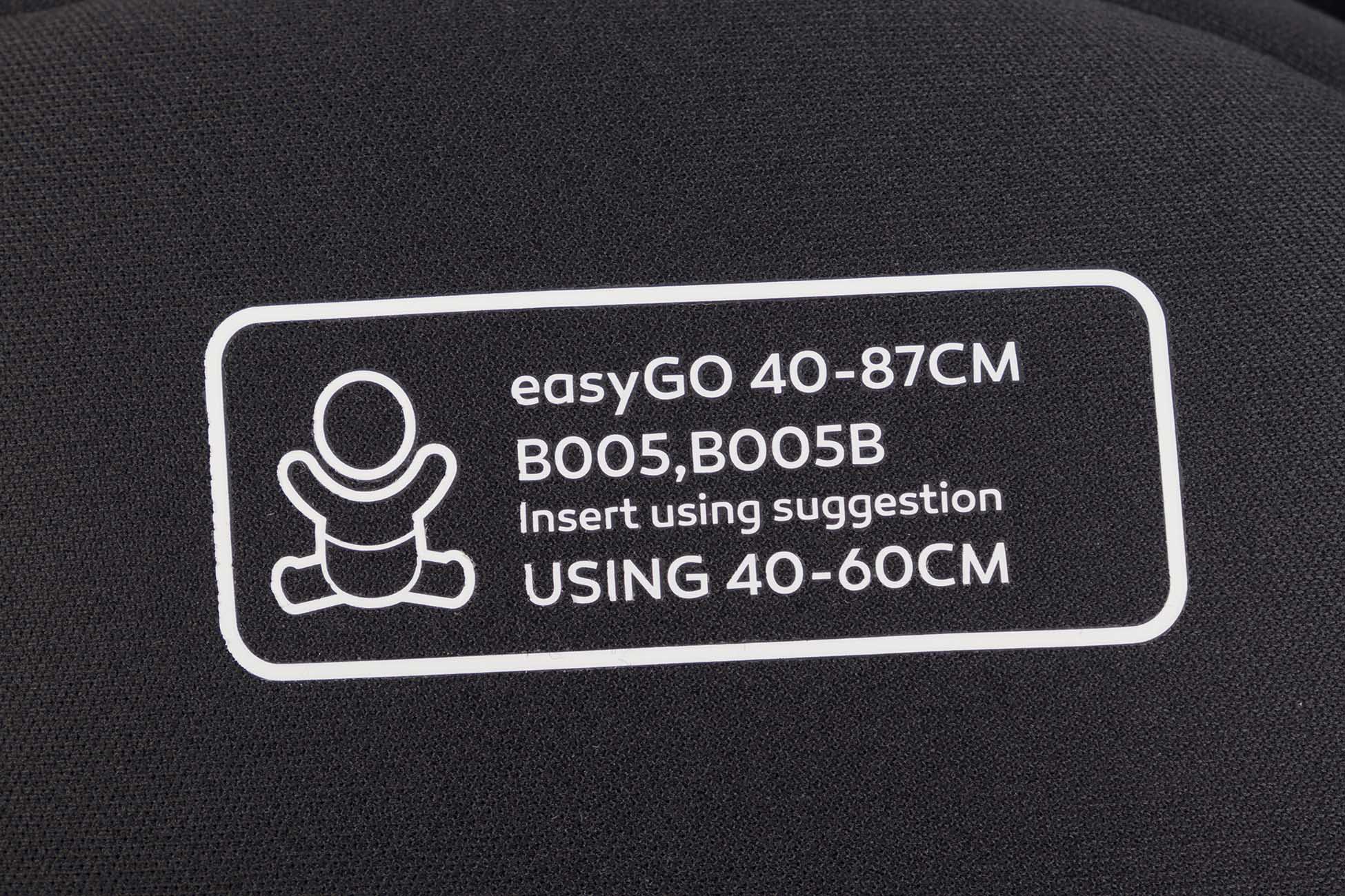 EasyGo Buz XTD Pro i-Size autóshordozó ISOFIX bázissal – Ink