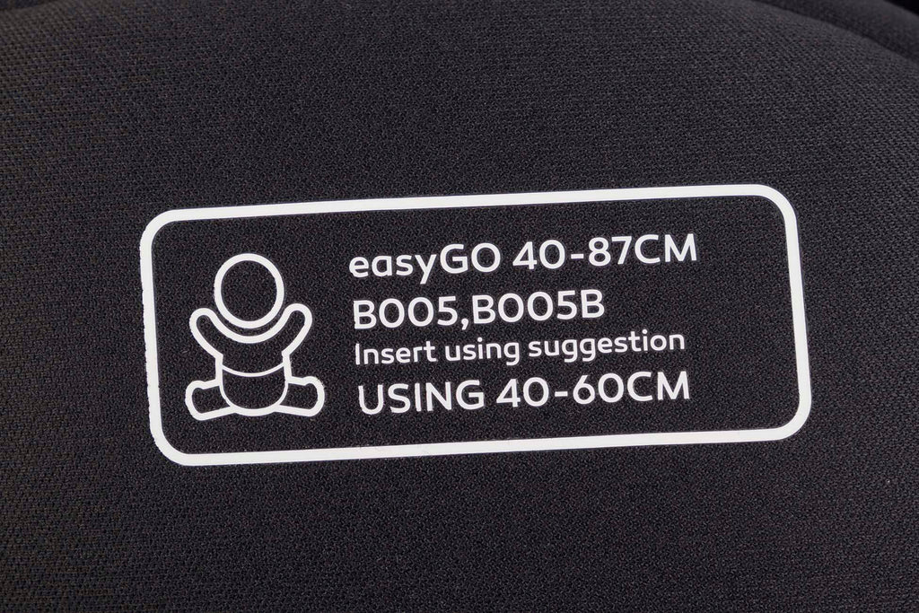 EasyGo BUZ XTD dönthető autós hordozó 40–87 cm – Ink