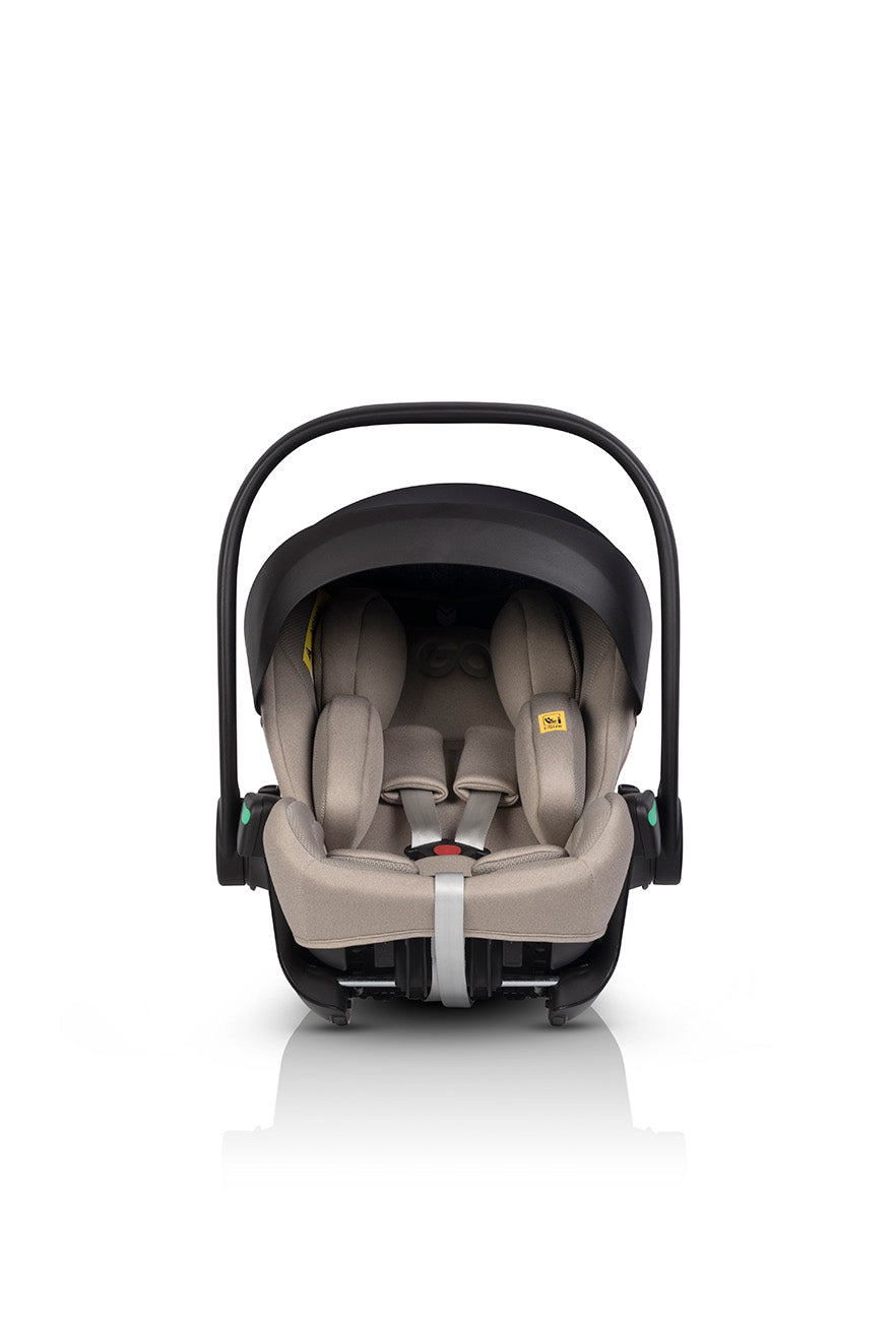 EasyGo BUZ XTD dönthető autós hordozó 40–87 cm – Taupe