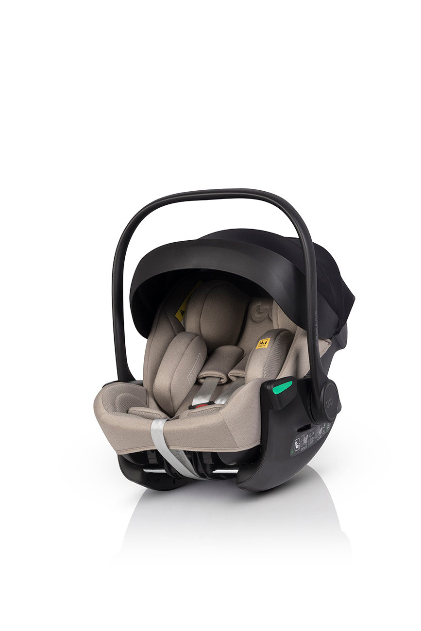 EasyGo BUZ XTD dönthető autós hordozó 40–87 cm – Taupe