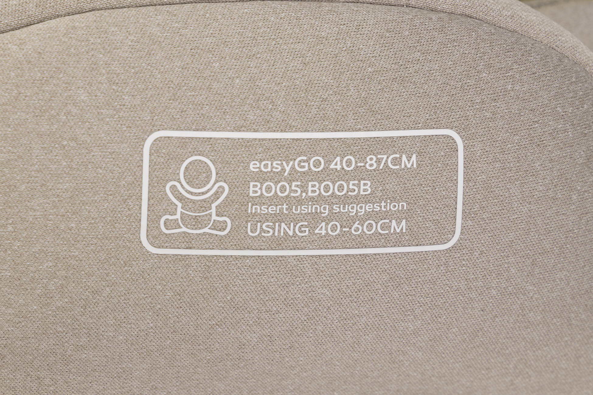 EasyGo Buz XTD Pro i-Size autóshordozó ISOFIX bázissal – Taupe