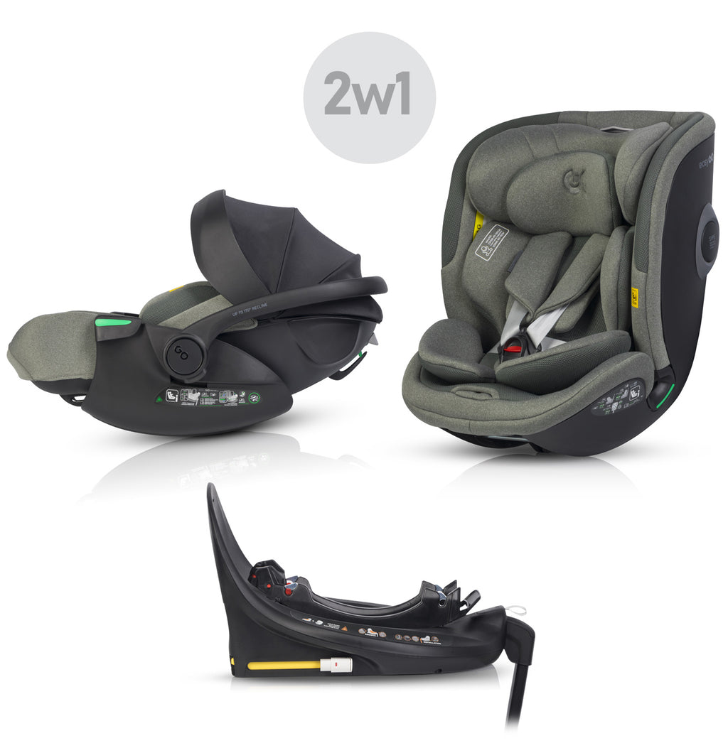 EasyGo Buz XTD Pro + Buz Pro Body 2in1 autósülés szett ISOFIX bázissal – Greener