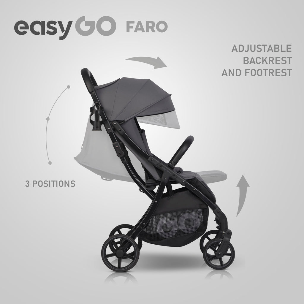EasyGo FARO sport babakocsi – Cloudy Gray