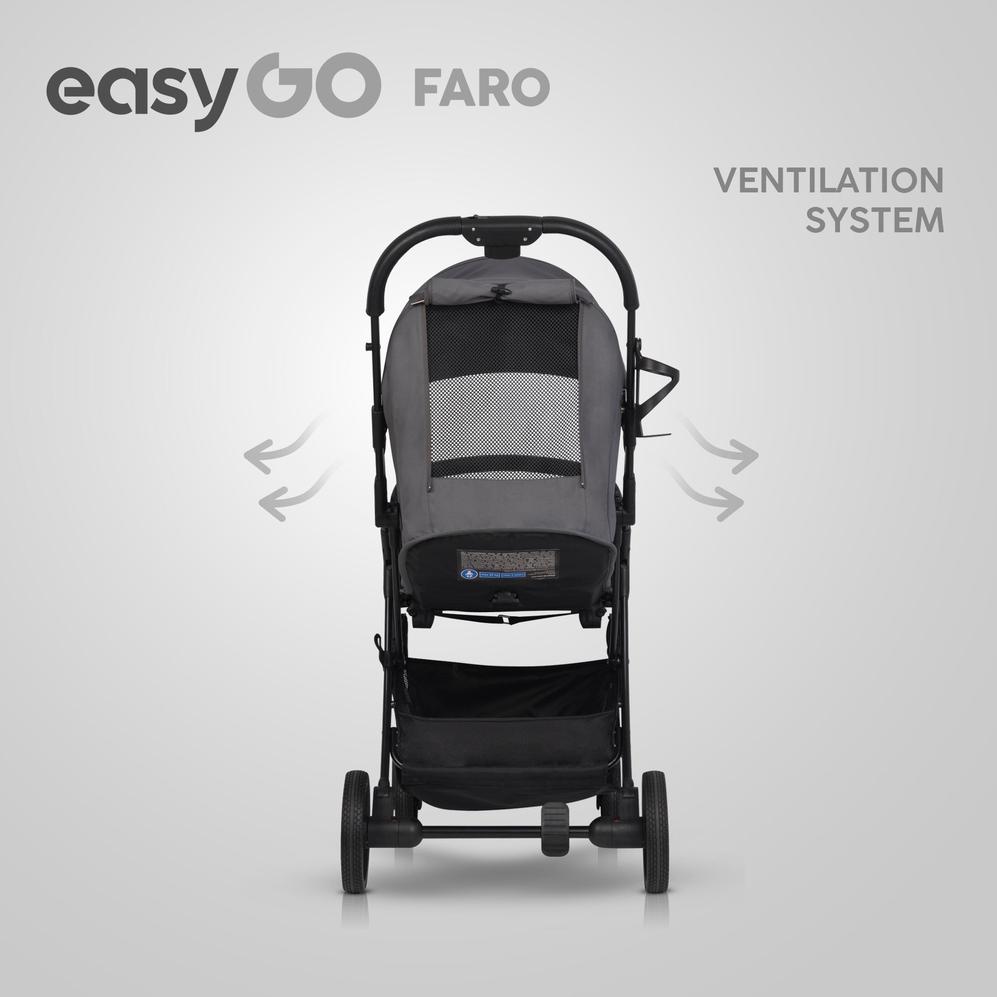 EasyGo FARO sport babakocsi – Cloudy Gray