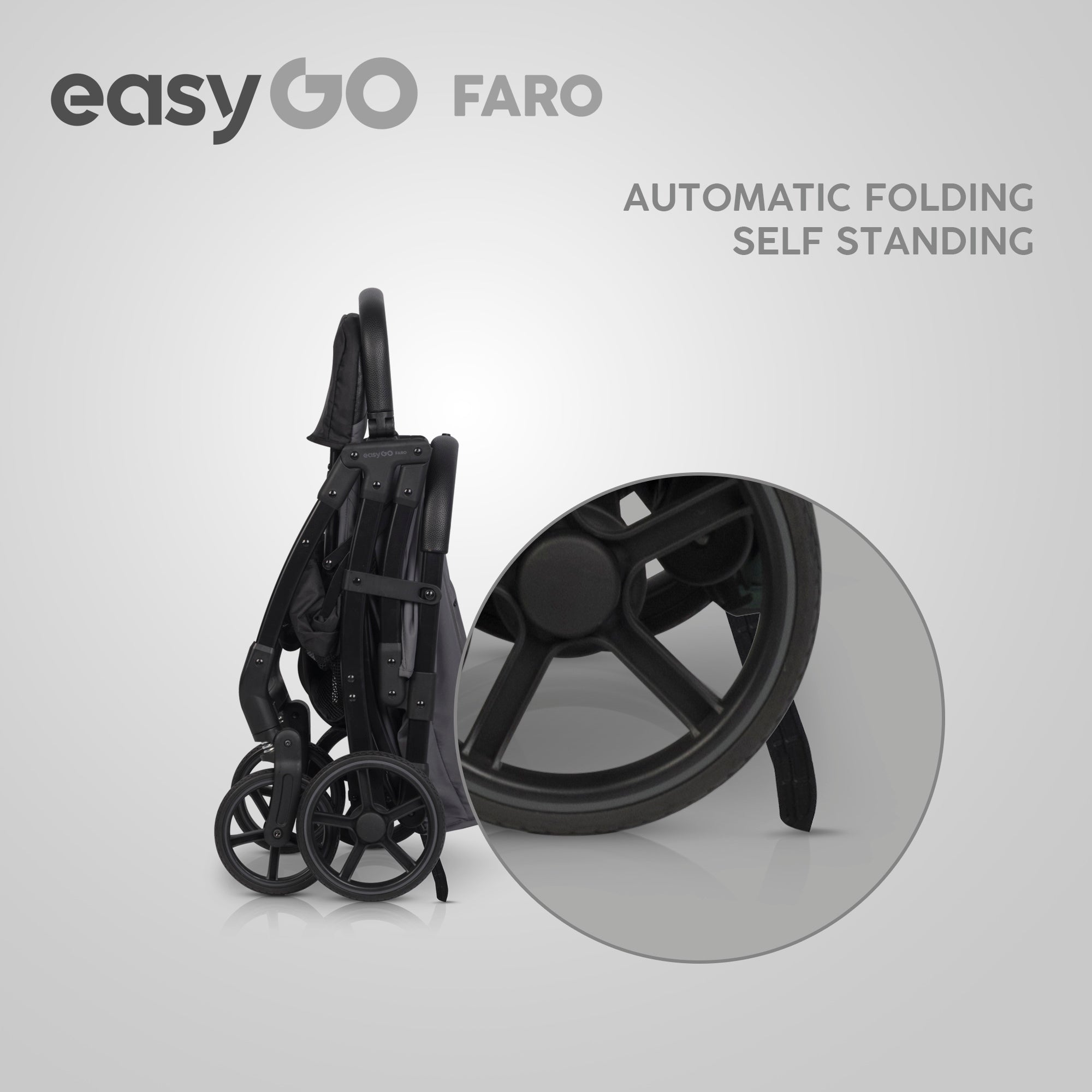 EasyGo FARO sport babakocsi – Cloudy Gray
