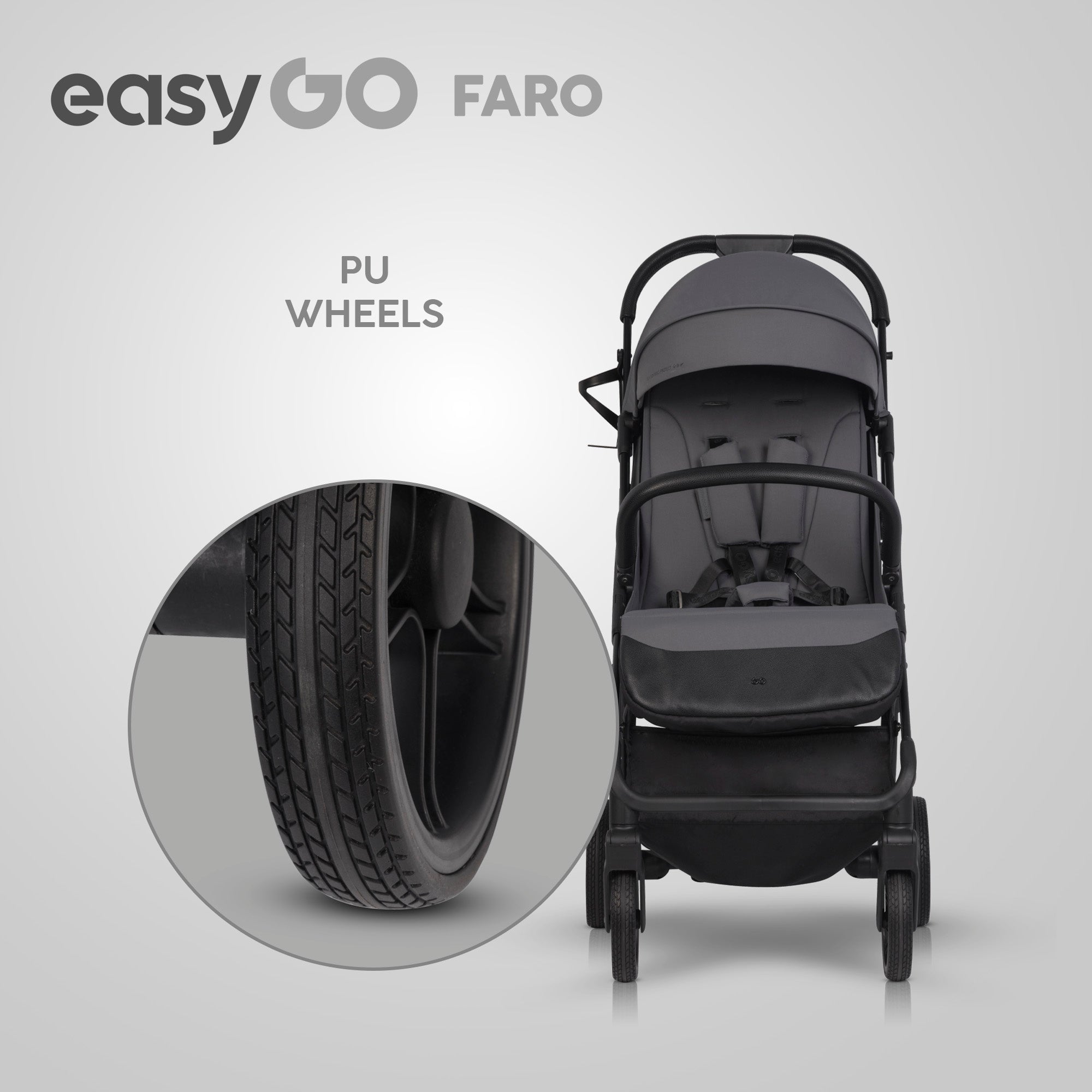 EasyGo FARO sport babakocsi – Cloudy Gray