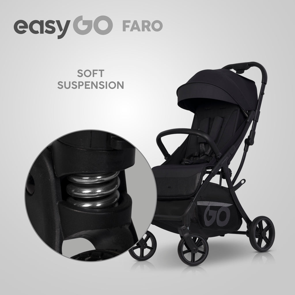 EasyGo FARO sport babakocsi – Ebony Black