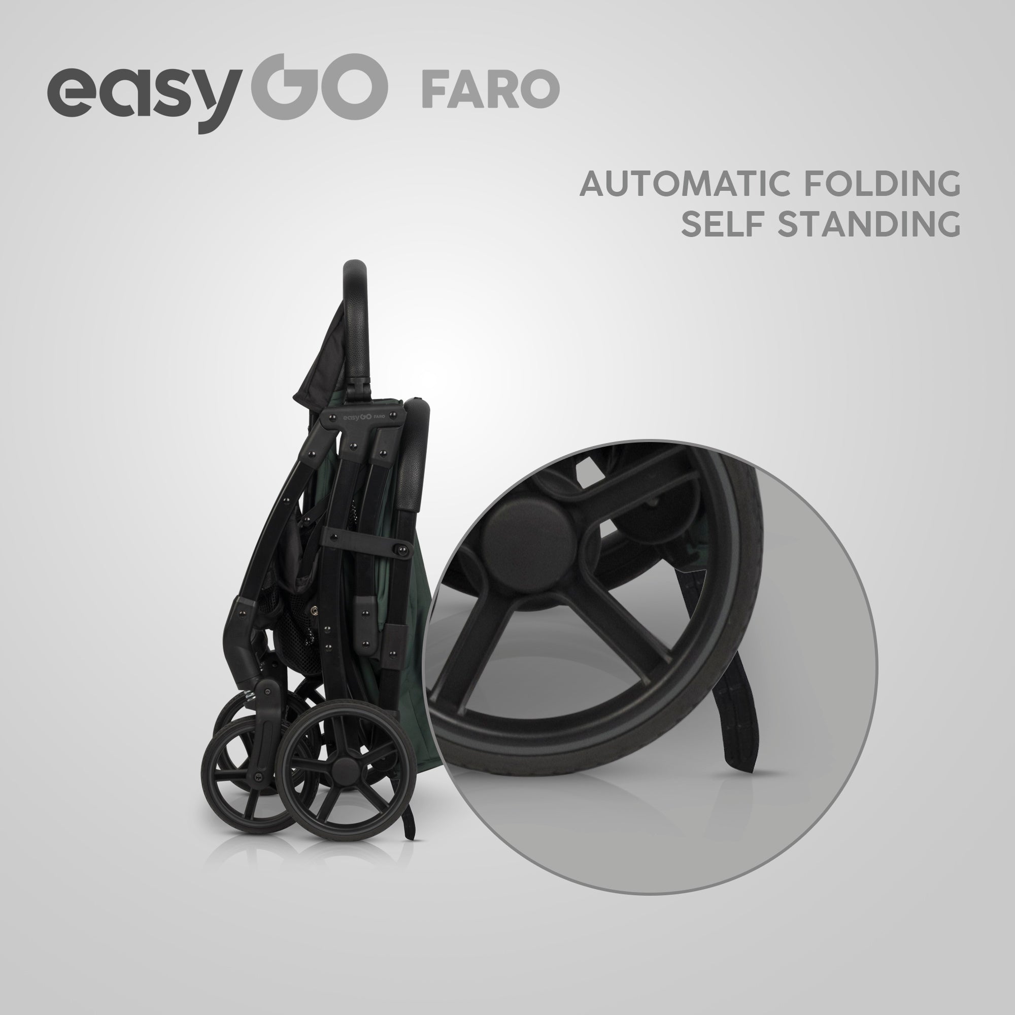 EasyGo FARO sport babakocsi – Sage Green