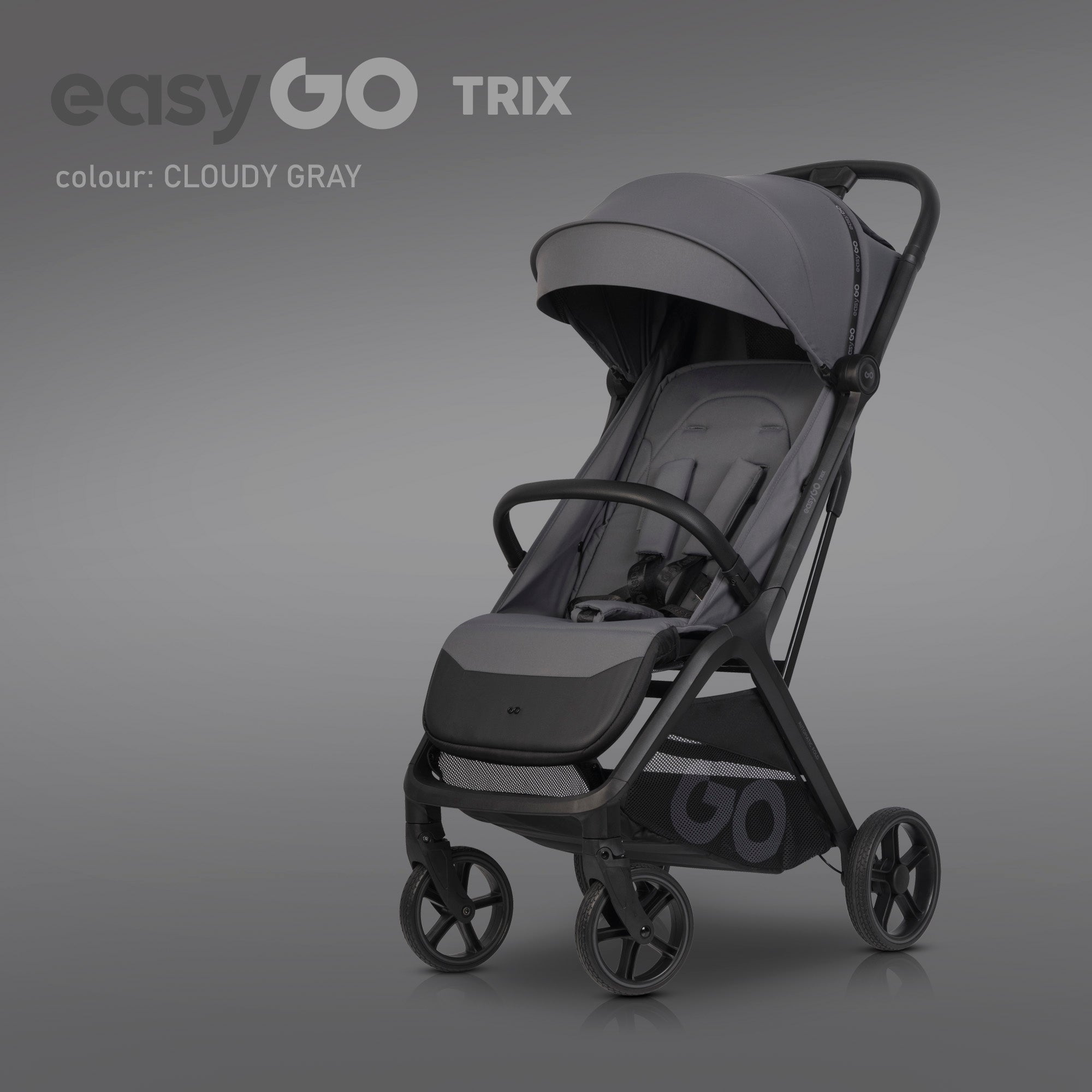 EasyGo Trix sport babakocsi – Cloudy Gray