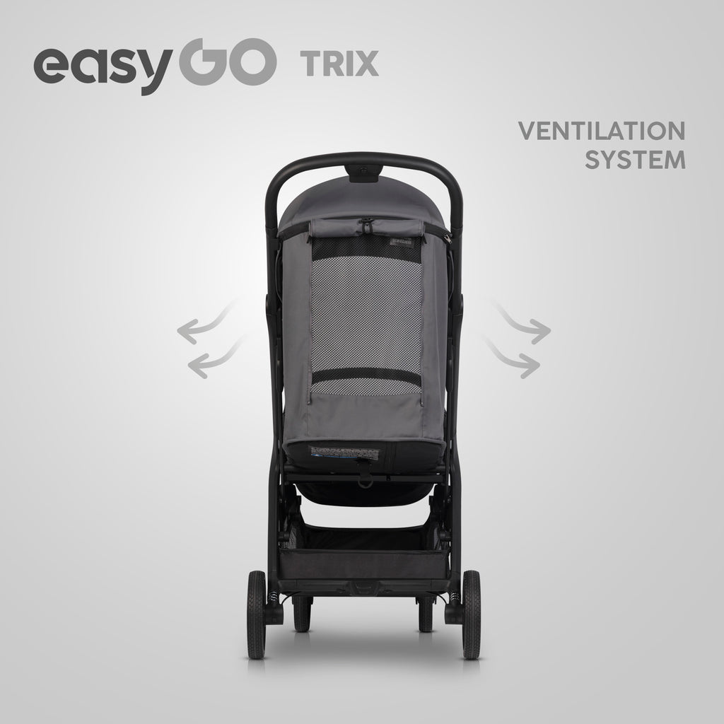 EasyGo Trix sport babakocsi – Cloudy Gray