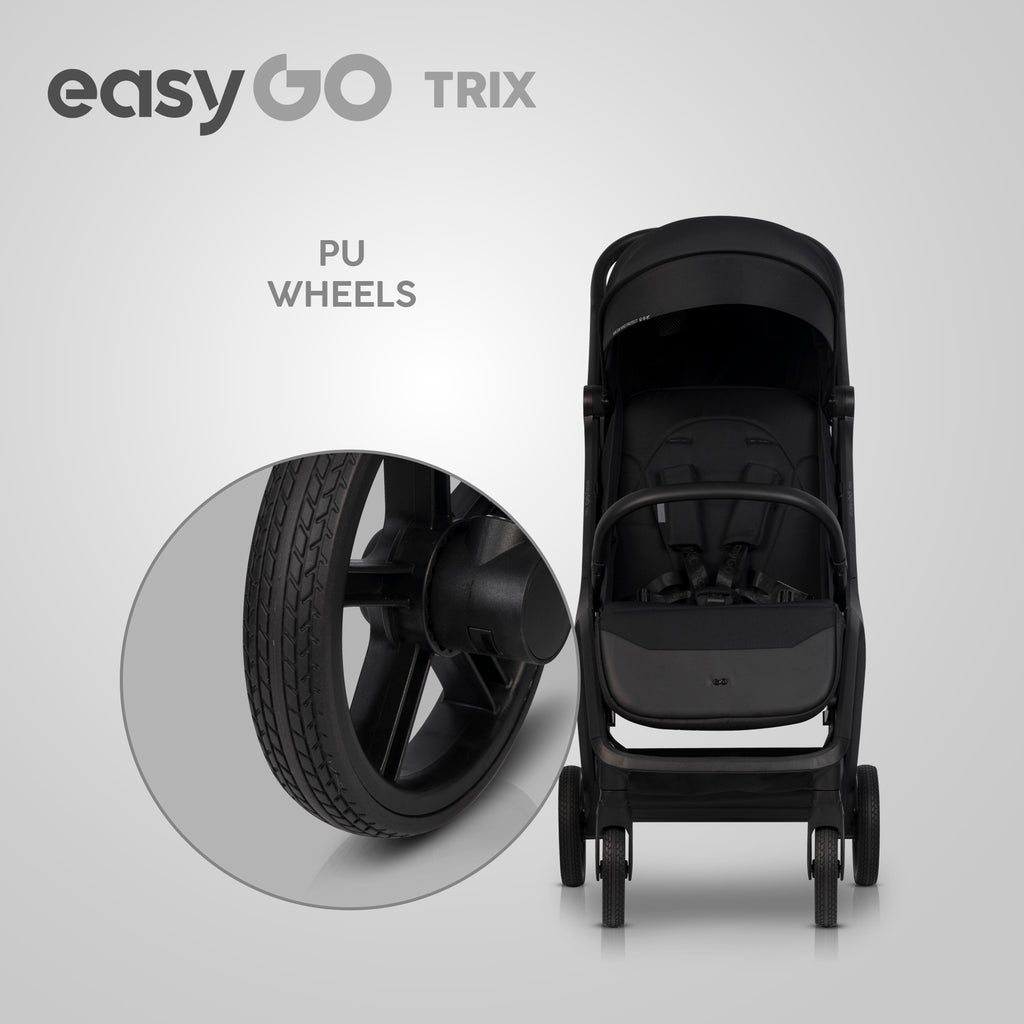 EasyGo Trix sport babakocsi – Ebony Black