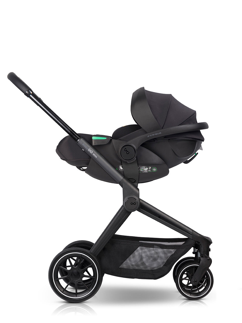 EasyGo Buz XTD Pro i-Size autóshordozó ISOFIX bázissal – Ink