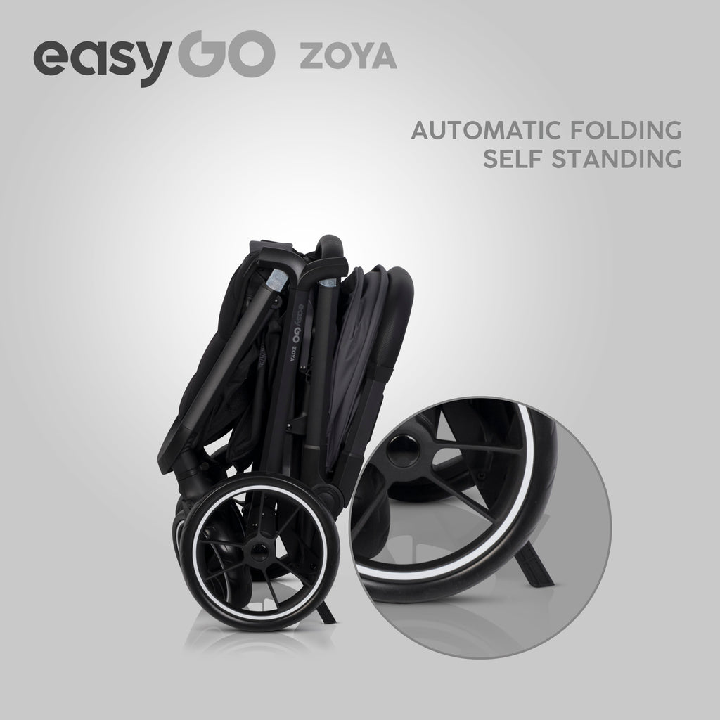 EasyGo Zoya mózeskosár – Cloudy Gray