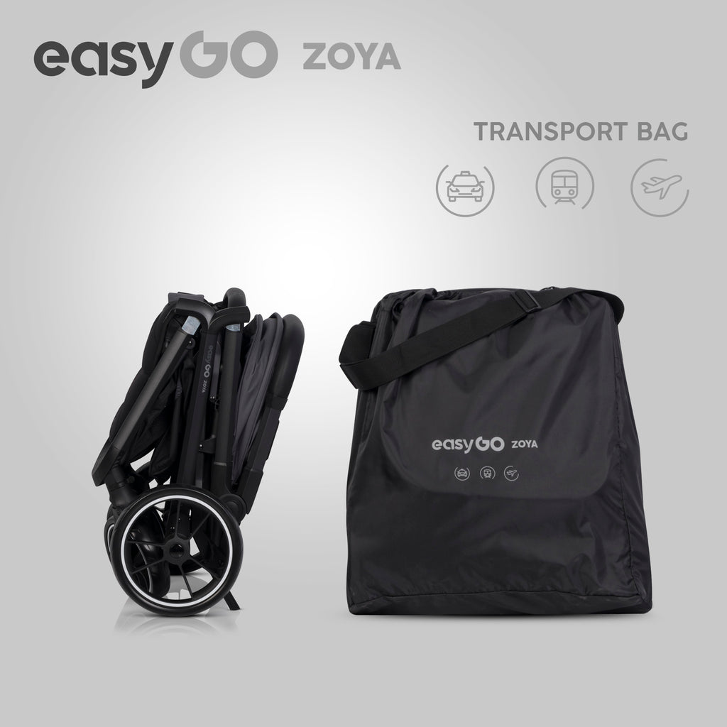 EasyGo Zoya mózeskosár – Cloudy Gray