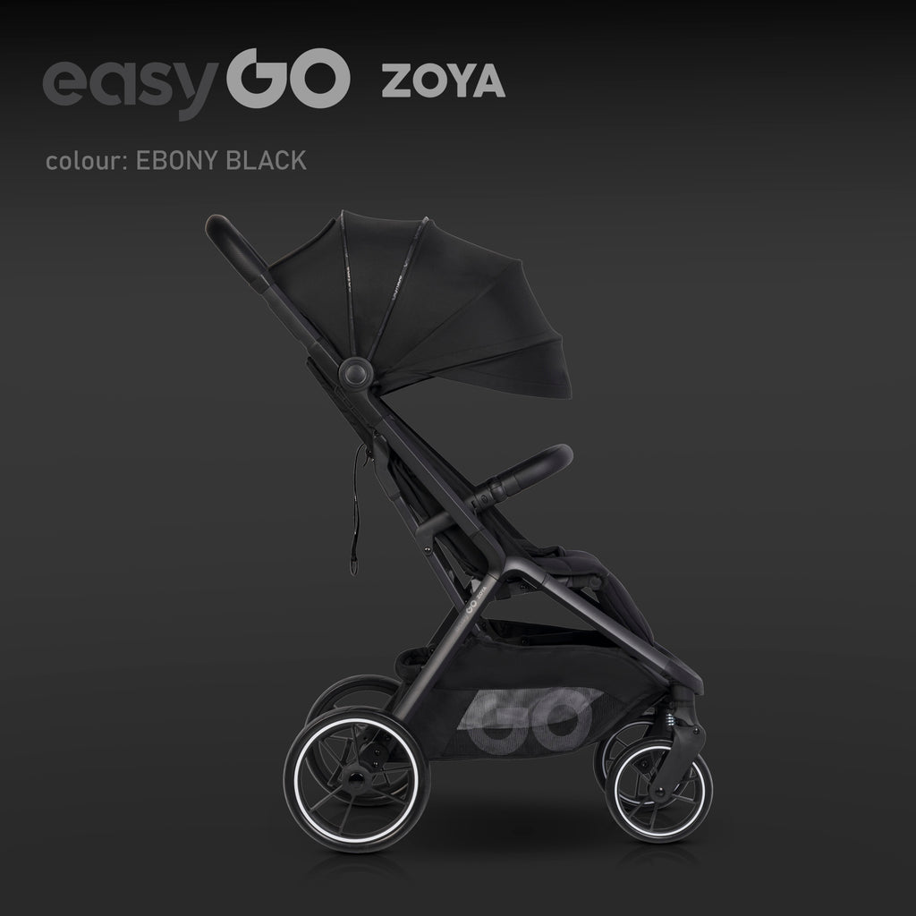 EasyGo Zoya 2in1 babakocsi táskával – Ebony Black