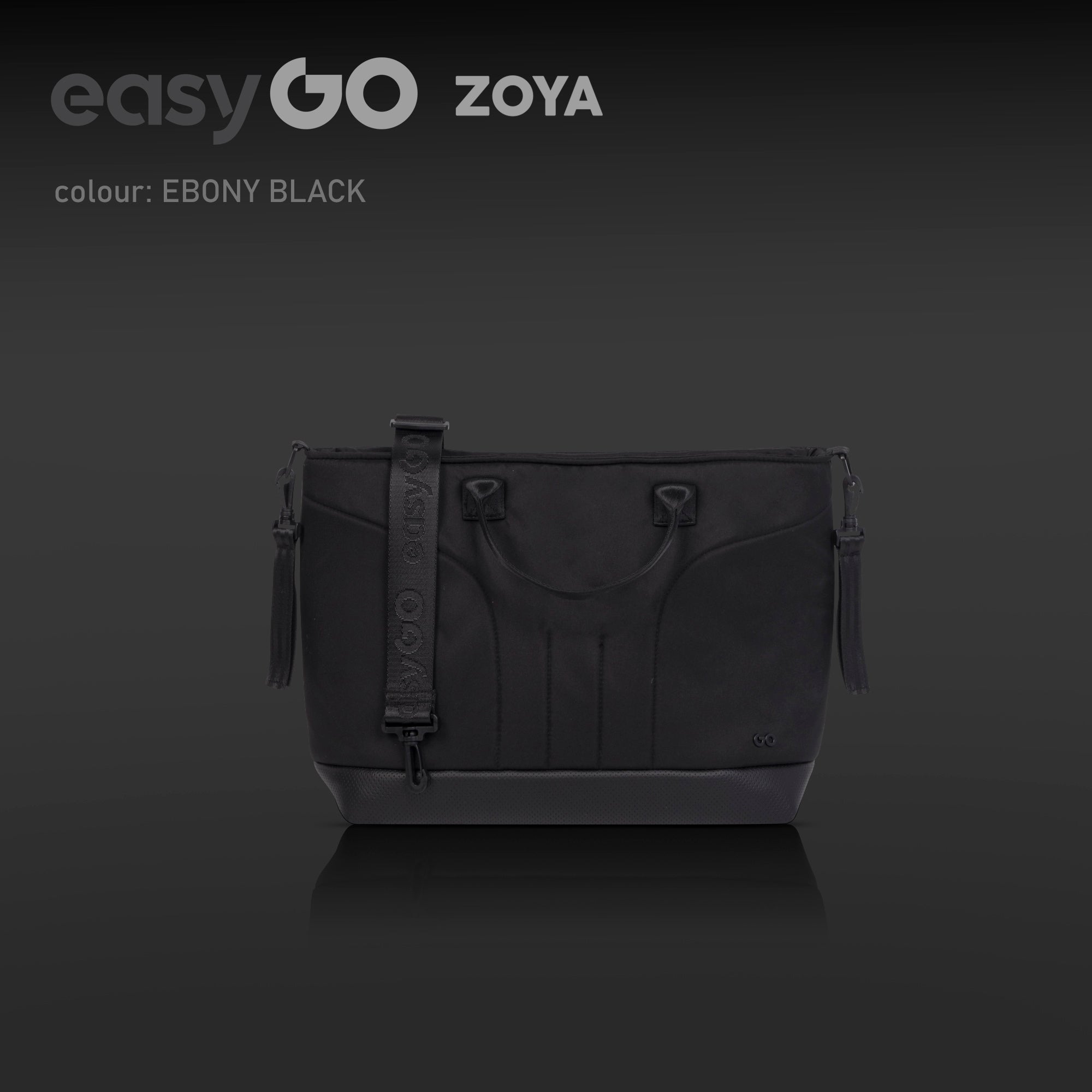 EasyGo Zoya 2in1 babakocsi táskával – Ebony Black