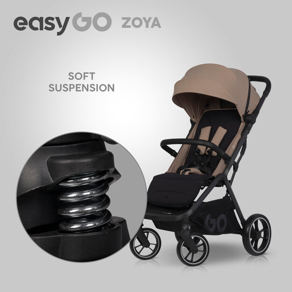 EasyGo Zoya mózeskosár – Golden Beige