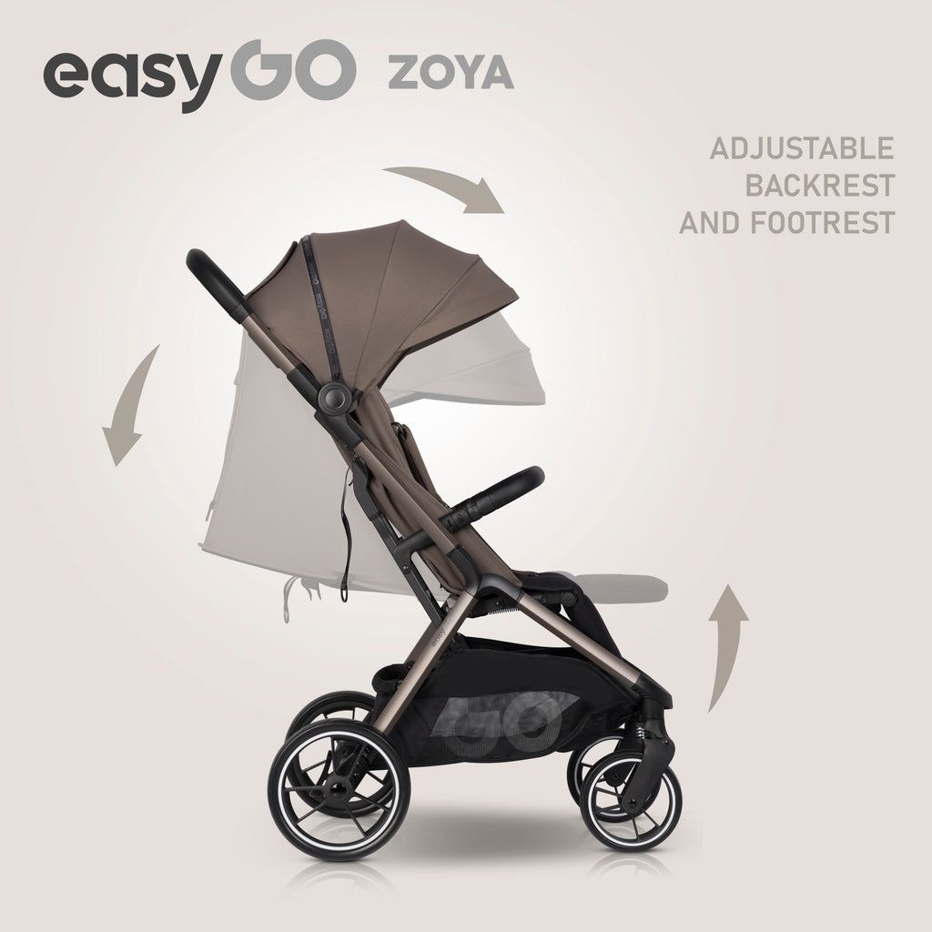 EasyGo Zoya 2in1 babakocsi – Mokka