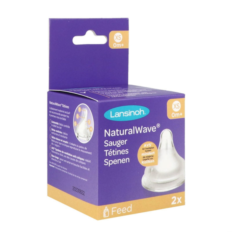 Lansinoh extra lassú folyású etetőcumi 2 db