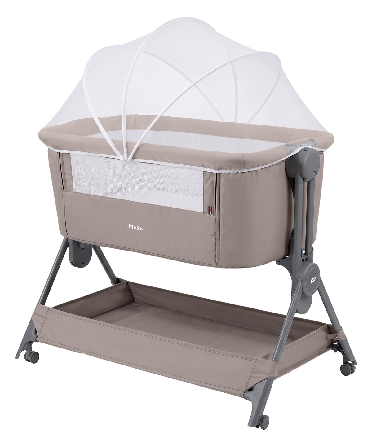 Carrello Molto állítható magasságú babaöböl - Leviro Grey