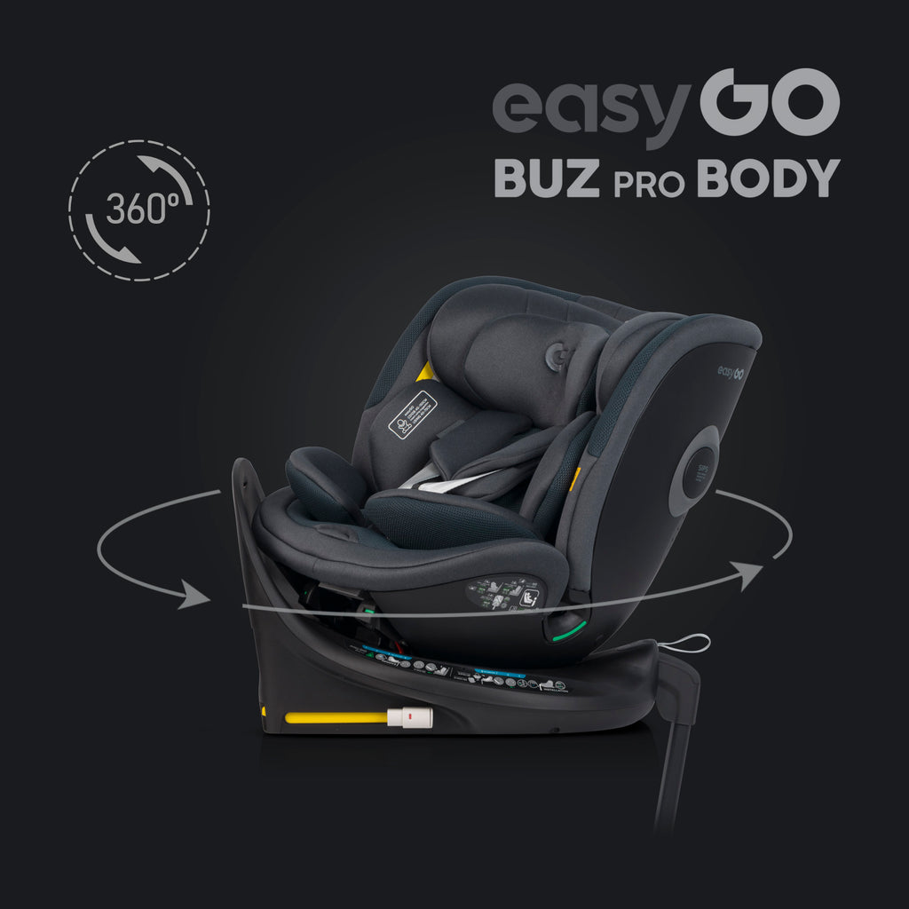 EasyGo BUZ PRO BODY i-Size autósülés 40–150 cm – Granito